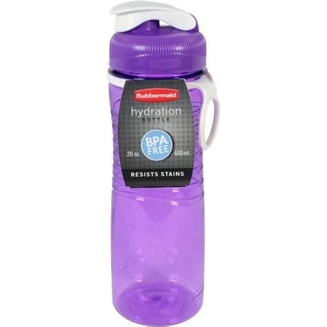 Rubbermaid 20 Oz Multi Colored Beverage Bottle 1807578 The Home Depot