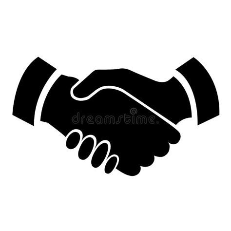 Handshake Icon Vector Handshake Symbol Illustration Handshake Logo