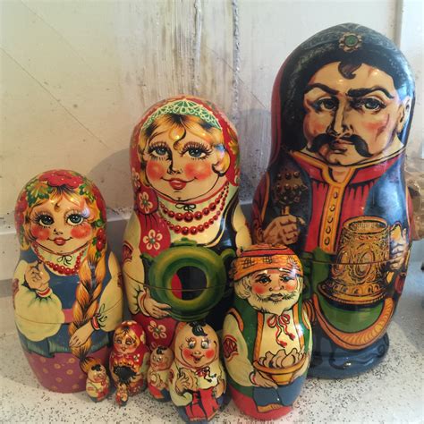 Traditional Russian Dolls Matryoshka