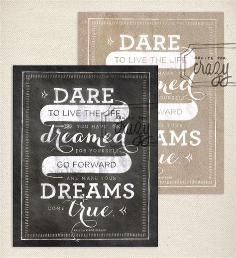 Sale Dare To Dream Your Dreams Print Ralph Waldo Emerson Etsy Chalk
