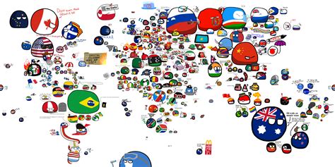 Polandball Map Of The World