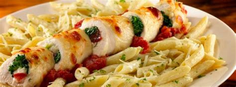 I'm surprised to hear a lot of folks have never had tuna macaroni salad before. Chicken Spinoccoli is an Uno's Classic: A rolled chicken breast filled with mozzarella, feta ...