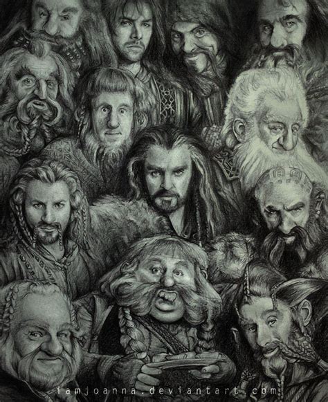 The Dwarves By Iamjoanna On Deviantart Hobbit Art Lotr Art The Hobbit