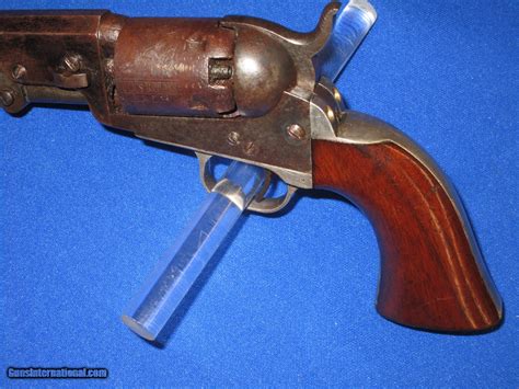 A Very Early Civil War Percussion Colt Model 1849 Pocket Revolver With