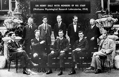 Portrait Of Sir Henry Dale With Members Of The Staff Wellcome