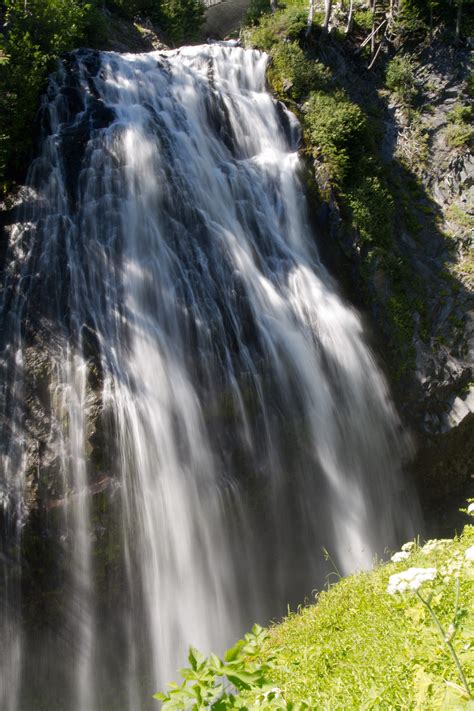 Free Photo Waterfalls In Mount Rainer National Park America River