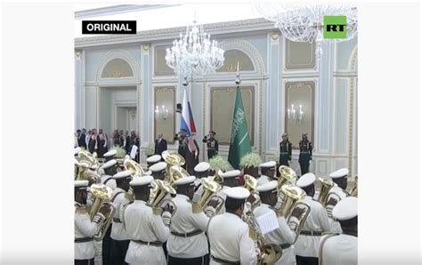 Видео, как Саудовский оркестр исполнял российский гимн, появилось в ...