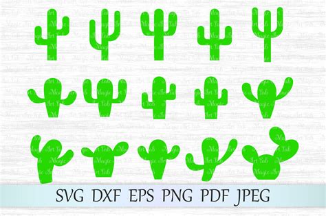 Cactus Border Svg Free Svg File For Silhouette