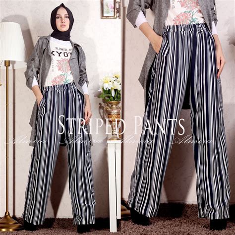 Maybe you would like to learn more about one of these? 37+ Ootd Celana Kulot Garis Garis