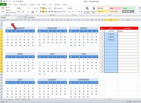 How To Create Year And School Calendar With Dynamic Date Markers