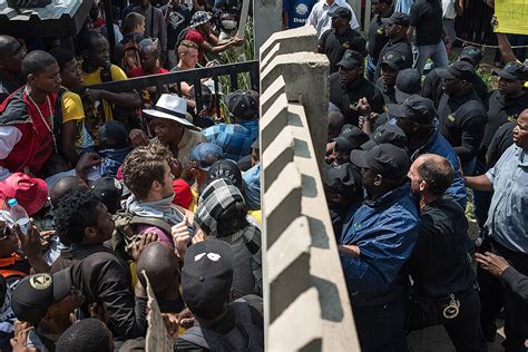 Video The Violent Tuition Protests In South Africa
