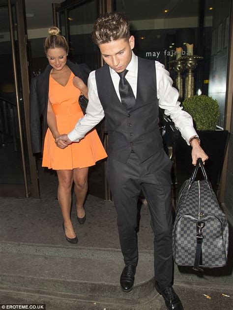 Joey Essex Gives Sam Faiers His Jacket As They Head Out For Post Premiere Date Nightbut Go