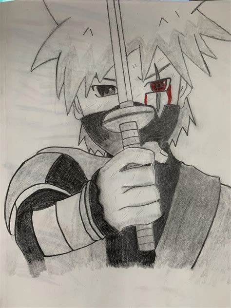 Kid Kakashi Drawing Naruto