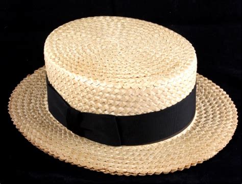 Stetson Straw Boater Hat This Lot Features A Stets