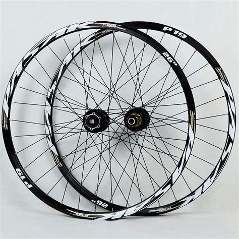 Amazon Com Znnd Mtb Bike Wheelset Mountain Bicycle Wheel Double Layer Alloy Rim