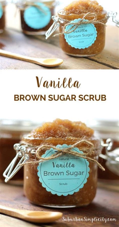 Easy And Inexpensive Vanilla Brown Sugar Scrub Sugar Scrub Diy Sugar Scrub Recipe Brown