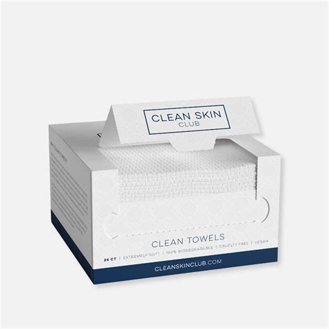 Clean Skin Club Clean Towels 25 Count Art Of Skin Care