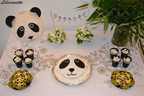 Lilicanette Anniversaire Et Sweet Table Panda