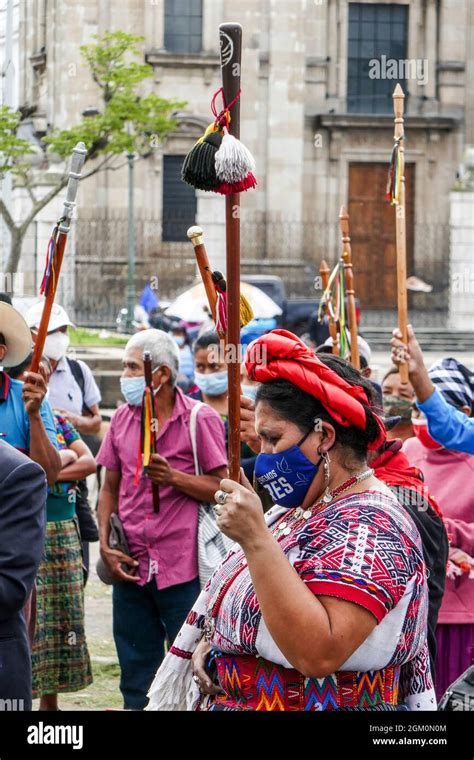 Non Exclusive Hundreds Of Indigenous Leaders Of All Ethnic Groups In Guatemala Take Part