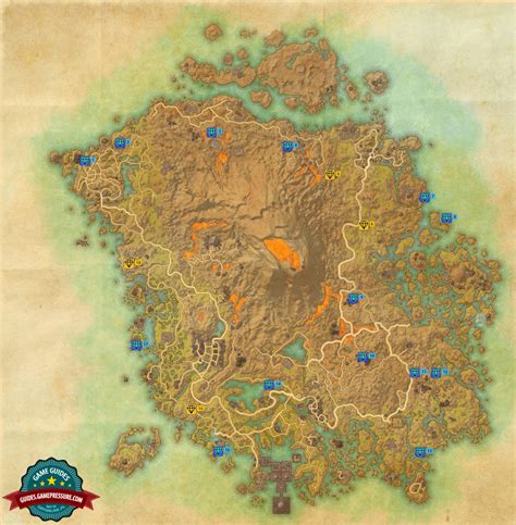 Map Of Skyshards In Vvardenfell The Elder Scrolls Online Guide