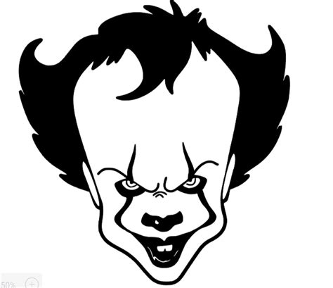 View Full Size Decal Pennywise Clipart Pennywise And