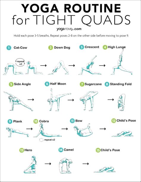 The Best Yoga Stretches For Tight Quads Yoga Rove