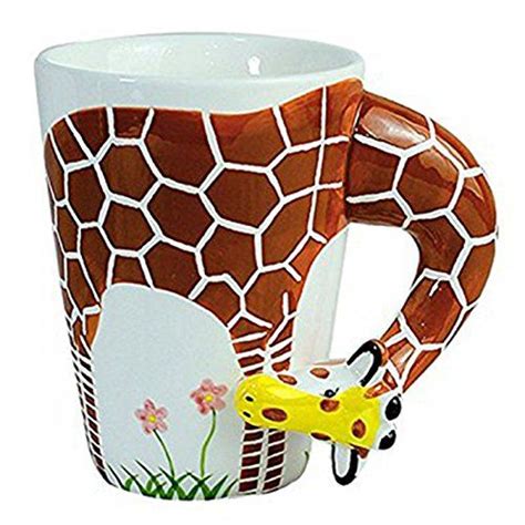 Toogoo Creative T Ceramic Coffee Milk Tea Mug 3d Animal Shape Hand