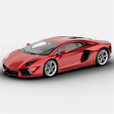 Lamborghini Aventador Lp700 4 2013 3d Model