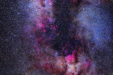 Close Up Of Dark Starry Night Sky · Free Stock Photo