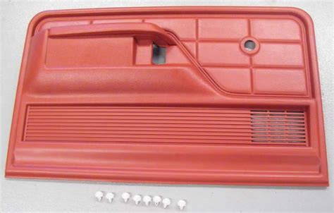 1973 1979 Ford Bronco And F Series Truck Oem Red Xlt Door Panel Left