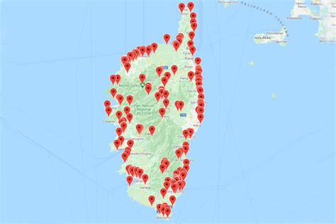 Arriba Imagen Carte Des Campings En Corse Fr Thptnganamst Edu Vn