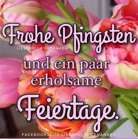 Doch was soll man schreiben? Frohe Pfingsten