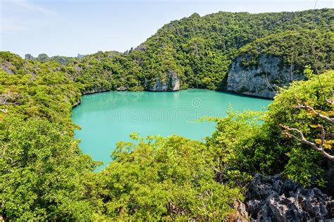 Blue Lagoon Emerald Lake Stock Image Image Of Samui 116907367