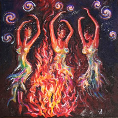 Energy Dancers 3 Painting By Eric Sosnowski Fine Art America