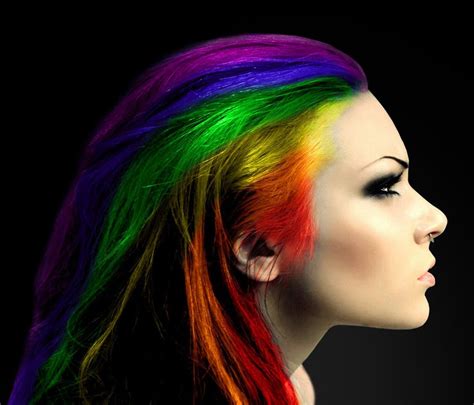 Girls Rainbow Hair