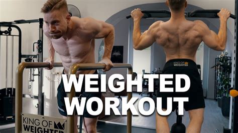 Weighted Calisthenics Workout Training Vlog Youtube