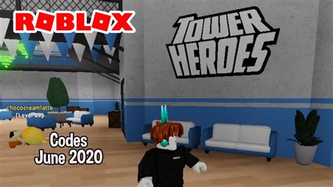 Typing in a specific code will give you the items associated by them. Roblox Tower Heroes Codes June 2020 - YouTube