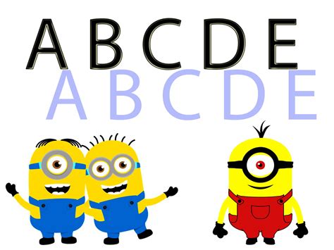 Minions Alphabets Clipart Alphabet Clipart Clip Art Minions Images