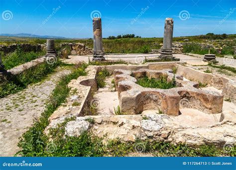 Roman Ruins In North Africa Stock Image Image Of Corinthian Archway