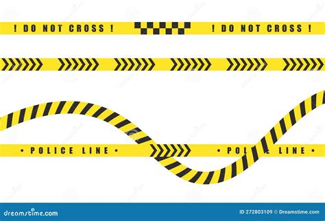 Yellow Warning Tapes Set Marking Tape Barrier Tape Caution Tapes