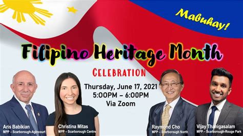 Celebrate Filipino Heritage Month And The 123rd Philippine Independence