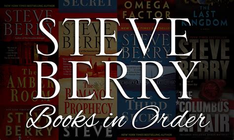 All 30 Steve Berry Books In Order Ultimate Guide