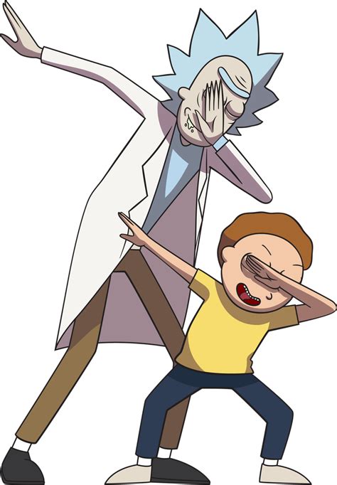 Rick And Morty The Dab By Cartoonice On Deviantart Wallpaper De