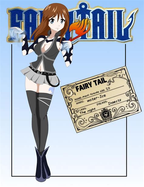 Fairy Tail Oc Mizuki Kataoka By Elenastripe On Deviantart