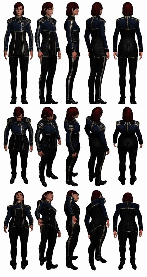 mass effect 3 character art uniform sci fi deviantart costumes poses female futurism