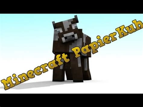 Minecraft pixel art ideas vorlagen kreationen einfach. Tutorial #1 // Minecraft PapierKuh basteln Deutsch - YouTube