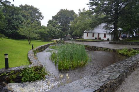 Connemara national park is located on the western side of ireland near the midpoint of the island. Stream, Connemara National Park Visitor... © N Chadwick ...