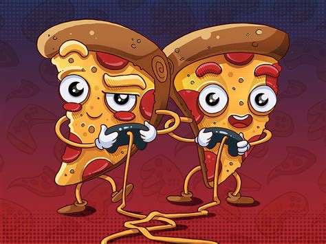 Pizza Gamer Poster By Breanne Jansen On Dribbble