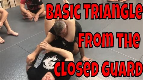 Basic Triangle Choke From Closed Guard YouTube