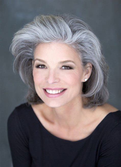 Pin By K Pittman On Hair In 2020 Older Women Hairstyles Grey Hair